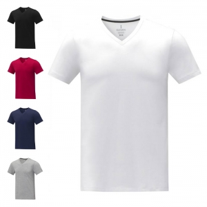T-shirt de manga curta e gola em V para homem 'Somoto'