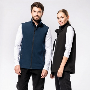 Colete softshell 2 camadas eco-responsvel unissexo