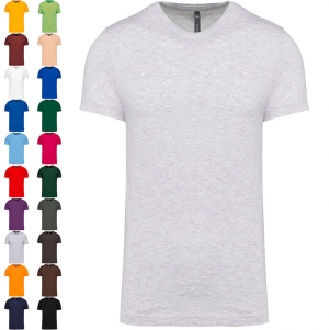 T-shirt manga curta decote redondo