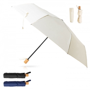 GUARDA-CHUVA RETRTIL EM PONGEE 190T,COM ALA E BOLSA A