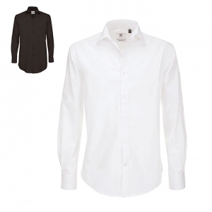 CAMISA DE HOMEM COM STRETCH DE MANGA COMPRIDA BLACK TIE