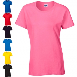 T-SHIRT DE SENHORA DE MANGA CURTA HEAVY COTTON