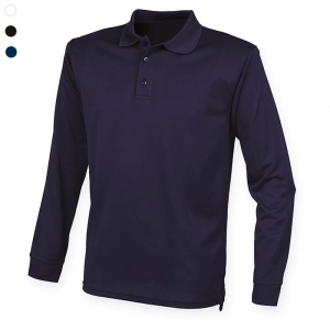 Polo Coolplus de manga comprida