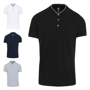 Polo com gola  padre de homem de manga curta