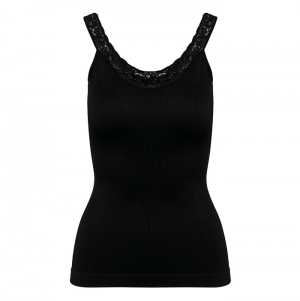 TOP ECO-RESPONS�VEL SEM COSTURA COM RENDA