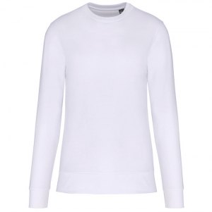 Sweatshirt eco-responsvel com decote redondo de criana
