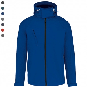 Bluso softshell com capuz amovvel