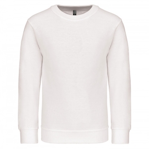 Sweatshirt de criana com decote redondo