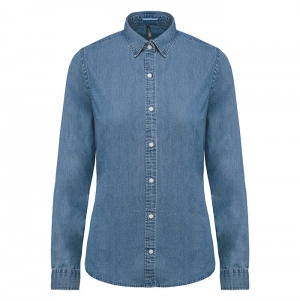 Camisa de senhora em denim