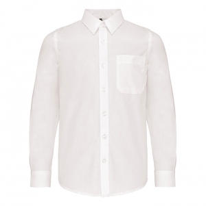 Camisa de criana manga comprida em popeline
