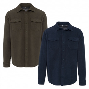 Camisa polar com forro em sherpa