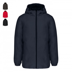 Parka com capuz de material reciclado unisex