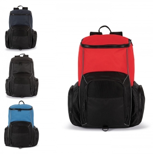 Mochila de desporto reciclada com porta-objectos