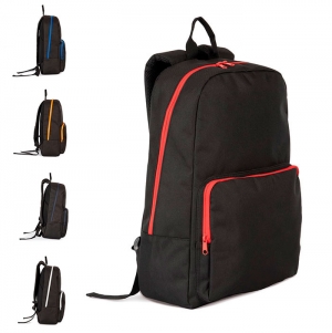 Mochila com fecho clair em contraste