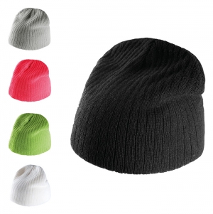 GORRO EM MALHA CANELADA