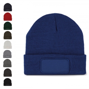 Gorro reciclado com patch e forro Thinsulate