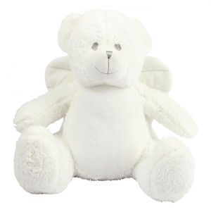 Anjo de peluche com fecho