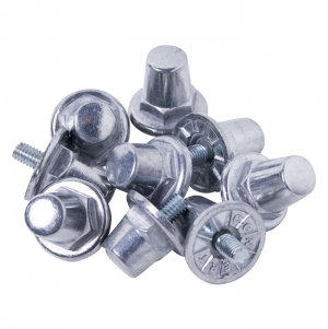 Embalagem de 100 grampos em alum�nio hexagonais