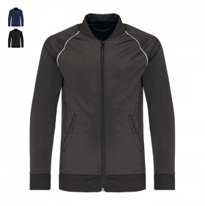 Casaco de fato de treino com risca de crian�a