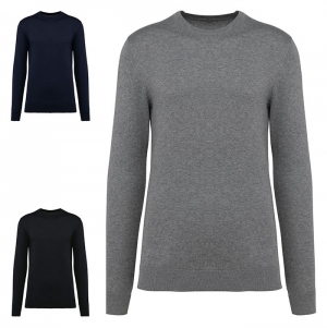 Camisola Supima com decote redondo de homem