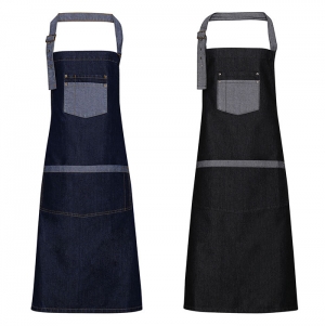 Avental Denim em contraste 'Domain'
