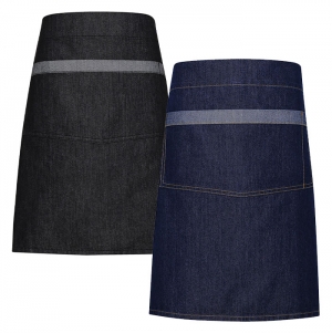 Avental Denim curto de ganga 'Domain'