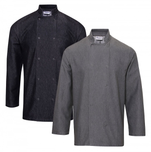 Jaleca Denim de chef de cozinha