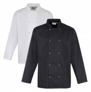 Jaleca de chef de manga comprida