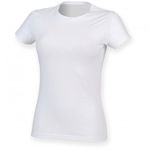 T-SHIRT DE SENHORA COM DECOTE REDONDO FEEL GOOD