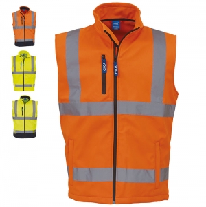 Colete Softshell de alta visibilidade