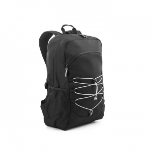 DELFOS BACKPACK. Mochila para computador porttil em polister reciclado 300D e polister reciclado 600D com elementos refletores