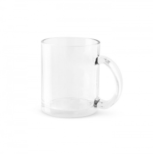 CARMO. Caneca de vidro para sublimao 350 mL
