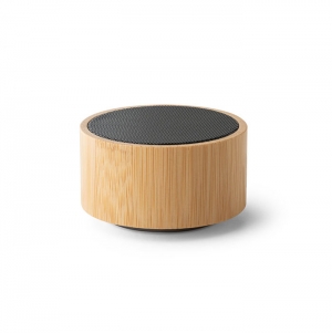 ARBER. Coluna de som porttil de 3W com 2h de autonomia em bambu e ABS