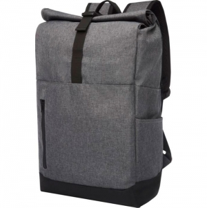 Mochila para porttil de fecho de enrolar de 15,6' reciclada GRS 'Hoss' 12L