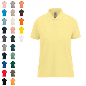 POLO MULHER B&C MY POLO 210G - 100% ALGOD�O