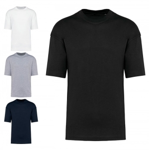 T-shirt oversize de manga curta unissexo