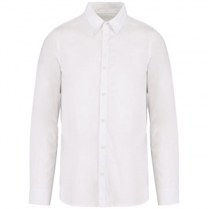 Camisa eco-responsvel com aspecto lavado de homem
