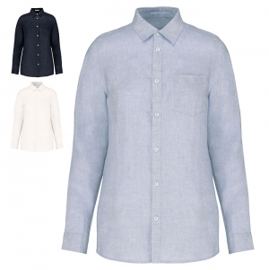 Camisa em linho de senhora