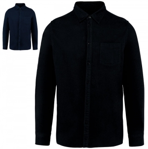 Camisa eco-responsvel em flanela de homem