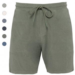 Cal��o eco-respons�vel em malha turca de homem