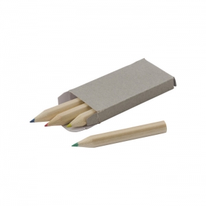 Conjunto de mini-lpis de madeira Kai