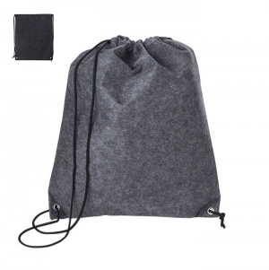 Mochila de feltro com cordo rPET Maya