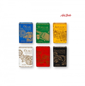 LUSITANOS. Sabonetes com base em sabo vegetal e enriquecidos com leo de azeitona (75 g)