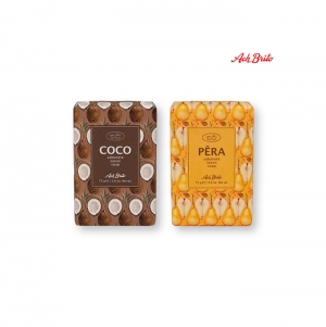 FRUTADOS I. Sabonetes com base em sabo vegetal e enriquecido com leo de coco (75 g)