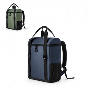 ROMA L. Mochila trmica almofadada em polister reciclado 600D ripstop 16 L