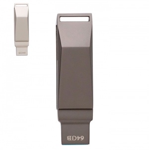 Porta USB em liga de zinco Dorian