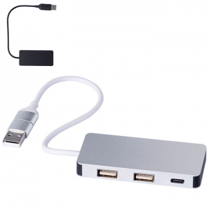 Hub USB em alumnio Reciclado Layton