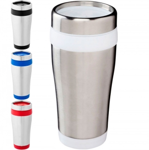 Copo isolado em ao inoxidvel reciclado com certificao RCS de 410 ml 'Elwood'