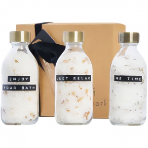 Conjunto de 3 peas de 200 ml de sais de banho 'Wellmark Just Relax'