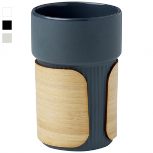 Copo trmico com capa de bambu de 340 ml 'Fika'